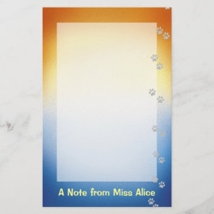 犬好きの文房具 便箋