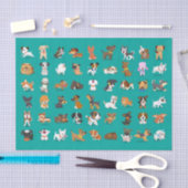 犬好きの犬が世界を育む 薄葉紙 (クラフト)