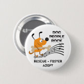 犬好きは最高 Button 缶バッジ (正面&裏面)