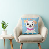 犬好きへのかわいいキャラクター犬のギフト クッション (椅子)
