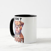 犬好きへのギフトにぴったりな面白い犬のコーヒーマグ マグカップ (正面左)