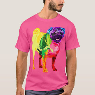 犬好きギフト女のためのパカラフルグ( Tシャツ
