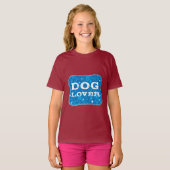 犬好きサインTシャツ Tシャツ (正面フル)