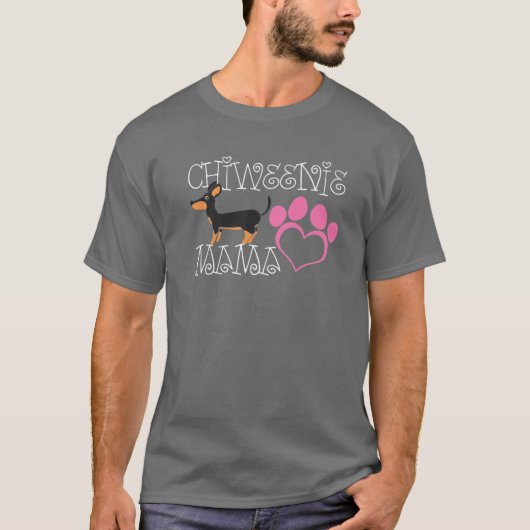 犬好きチウエニー母 – かわいいチウエニー母 Tシャツ (正面)