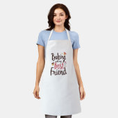 犬好きベイカー エプロン (着用した状態)