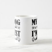 犬好きマグカップ |コーヒおもしろいーマグ | コーヒーマグカップ (中央)