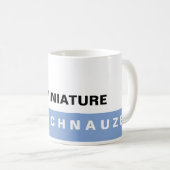 犬好きミニチュアシュナウザー コーヒーマグカップ (正面右)