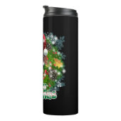 犬好きメリークリスマスダックスシュント タンブラー (回転右)