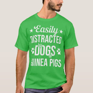 犬好きモルモット愛犬とモルモットfu tシャツ
