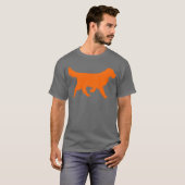 犬好き女子の友達 Tシャツ (正面フル)