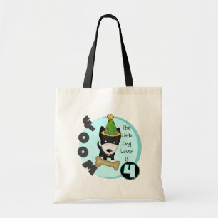 犬好き4th誕生日Tシャツとギフト トートバッグ
