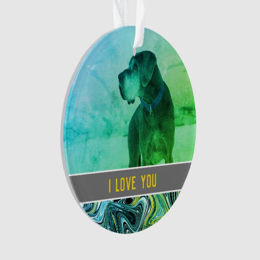 犬好き オーナメント (正面)