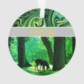 犬好き オーナメント (裏面)