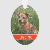 犬好き オーナメント (正面)