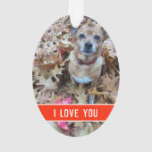 犬好き オーナメント (裏面)