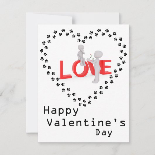 犬好き カード (正面)