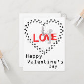 犬好き カード (正面/裏面インサイチュ)