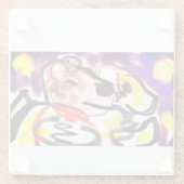 犬好き ガラスコースター (裏面)