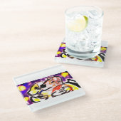 犬好き ガラスコースター (アングル)