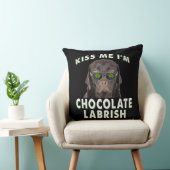 犬好き |キスI'm Chocolate Labrish クッション (椅子)