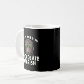 犬好き |キスI'm Chocolate Labrish コーヒーマグカップ (正面左)