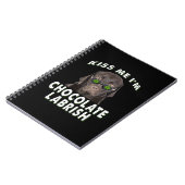 犬好き |キスI'm Chocolate Labrish ノートブック (左側)