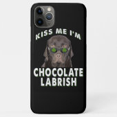 犬好き |キスI'm Chocolate Labrish Case-Mate iPhoneケース (裏面)