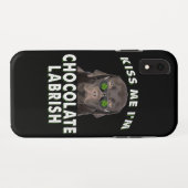 犬好き |キスI'm Chocolate Labrish Case-Mate iPhoneケース (裏面(横))