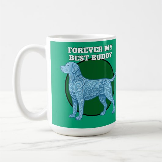 犬好き コーヒーマグカップ (左)