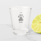 犬好き ショットグラス (裏面)
