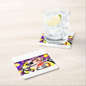 犬好き スクエアペーパーコースター (インサイチュ)