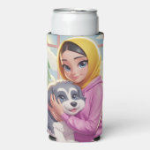 犬好き スリム缶クーラー (Seltzer正面)