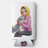 犬好き スリム缶クーラー (裏面)