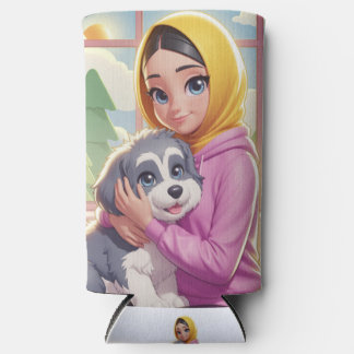 犬好き スリム缶クーラー