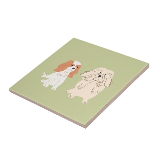 犬好き タイル (側面)