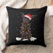 犬好き |チョコレートラブラドールレトリエーブクリスマス クッション (ブランケット)