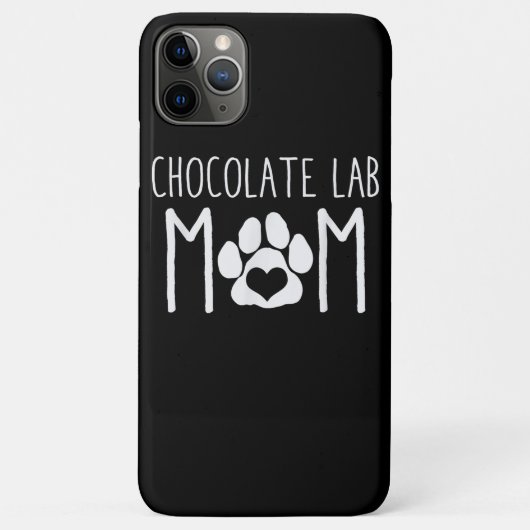 犬好き |チョコレートラボママ Case-Mate iPhoneケース (裏面)