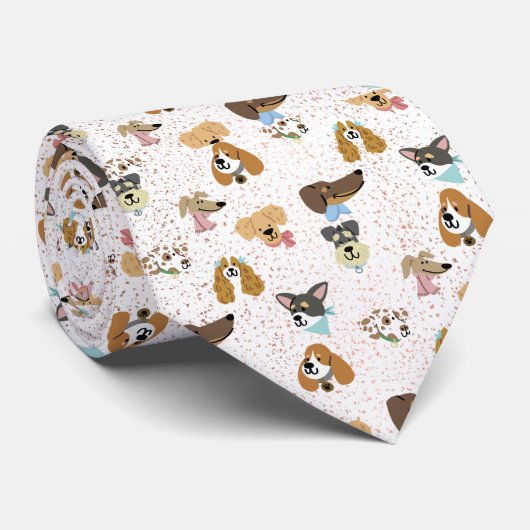 犬好き ネクタイ (ロール)