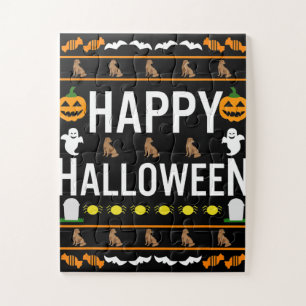 犬好き ハッピーハローウィンラブラドール ジグソーパズル