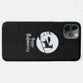 犬好き |ハッピーハローウィンラボ魔女ライディングブロム Case-Mate iPhoneケース (裏面(横))