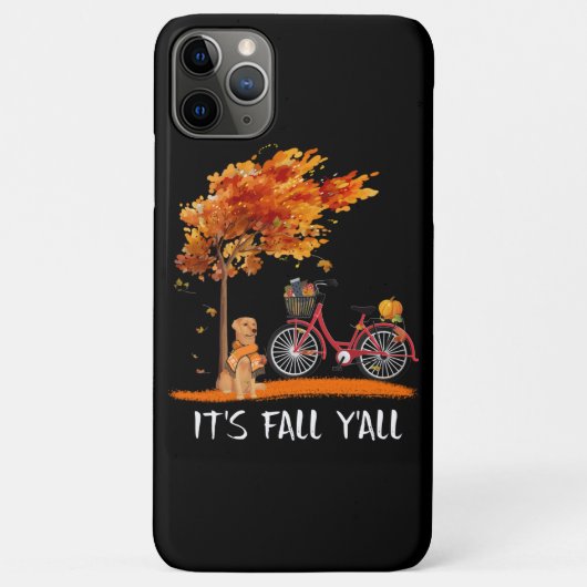 犬好き |ラブラドールリトリバー秋Y'all Case-Mate iPhoneケース (裏面)