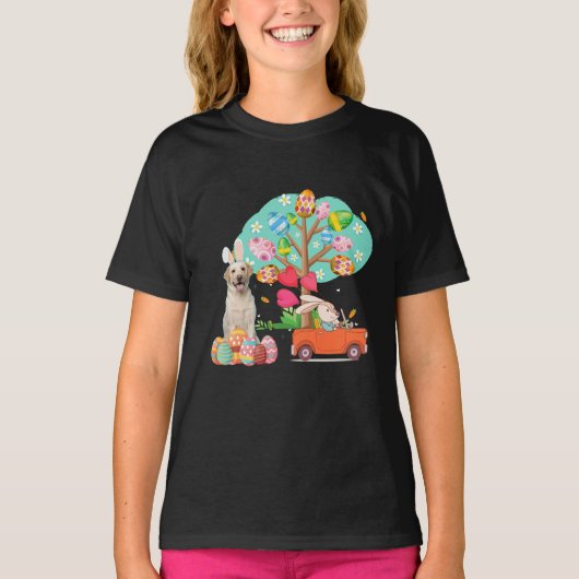 犬好き |ラブラドール検索復活祭 Tシャツ (正面)
