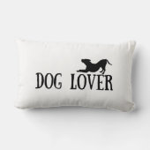 犬好き ランバークッション (裏面)