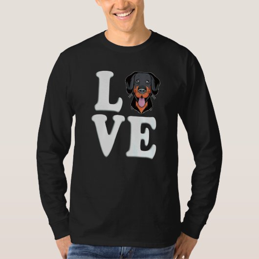 犬好き ロットワイラー メンズ レディース  1 Tシャツ (正面)