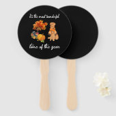 犬好き|今年で一番素敵な時期 ハンドファン (正面&裏面)