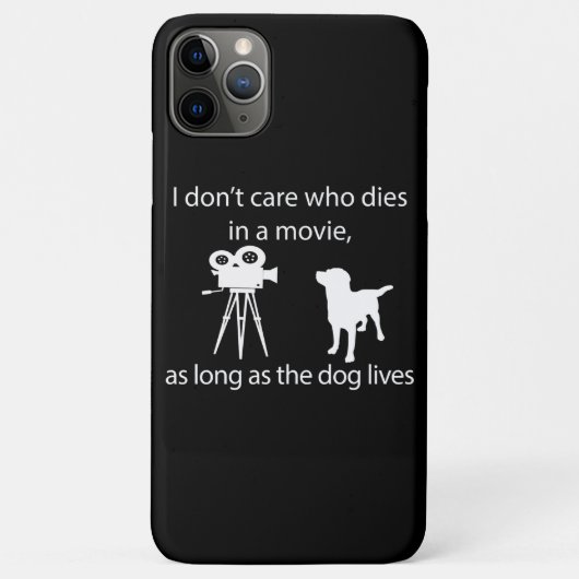 犬好き |映画で気に死んだ人はいない Case-Mate iPhoneケース (裏面)