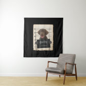 犬好き |有罪チョコレートラブラドール悪犬 タペストリー (インサイチュ)