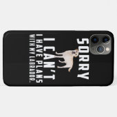 犬好き |私は私の研究室で予定を持つことができない Case-Mate iPhoneケース (裏面(横))