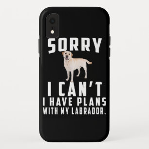 犬好き 私は私の研究室で予定を持つことができない iPhone XRケース