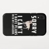 犬好き |私は私の研究室で予定を持つことができない Case-Mate iPhoneケース (裏面(横))